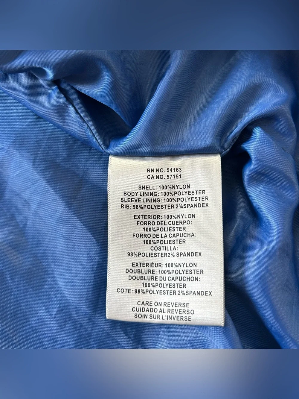 Levi’s MA-1 Flight Bomber Jacket Men’s Size M Blue Flight Jacket Satin Lined